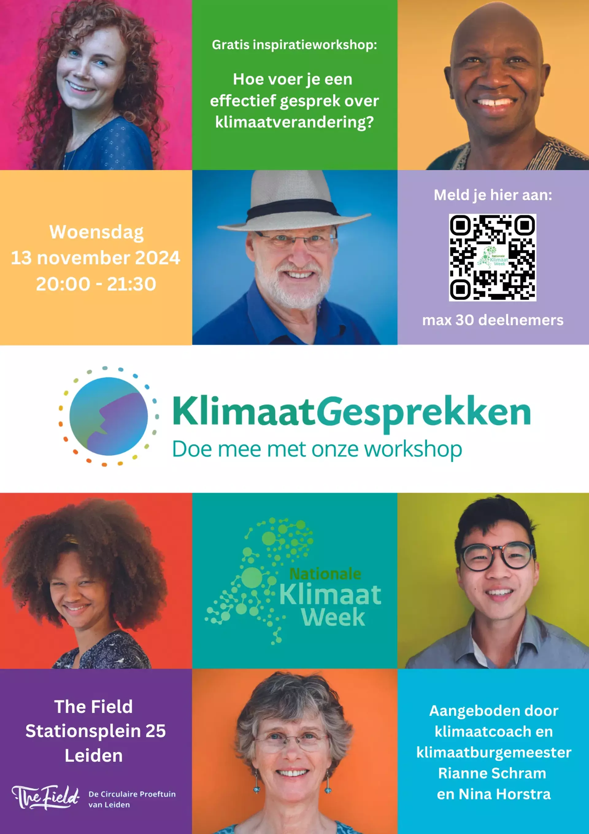 Inspiratieworkshop: Hoe voer je een effectief gesprek over klimaatverandering?