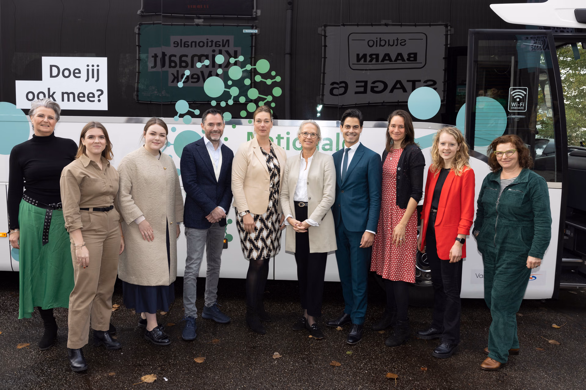 Minister Rob Jetten trapt Nationale Klimaatweek af met Klimaatburgemeesters en Klimaatsupporters